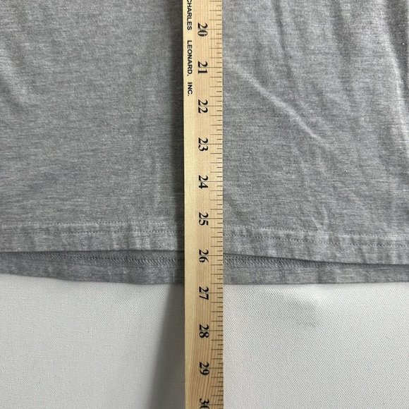 Fox Racing T Shirt Men Medium Gray Short Sleeve Graphic Logo Cotton Premium ￼Fit - Picture 9 of 9